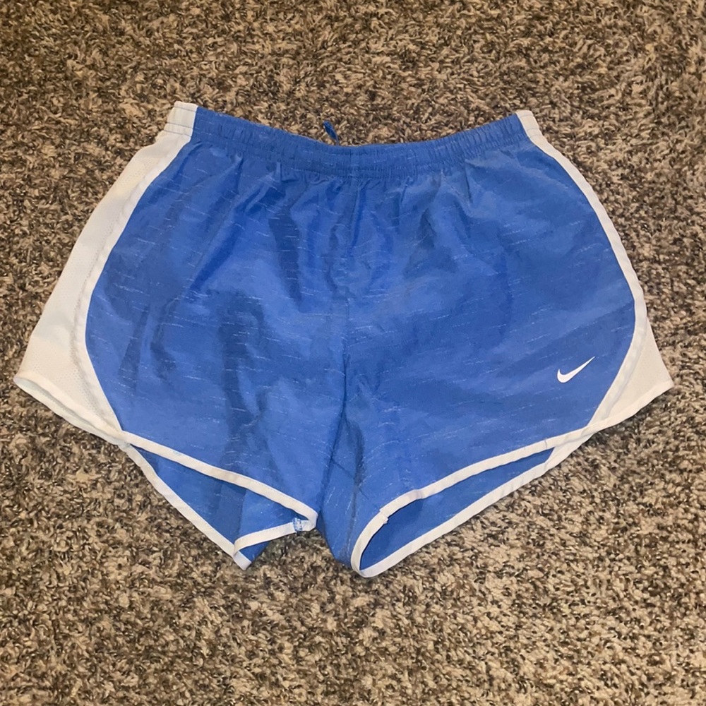 Girls Blue nike Running Shorts